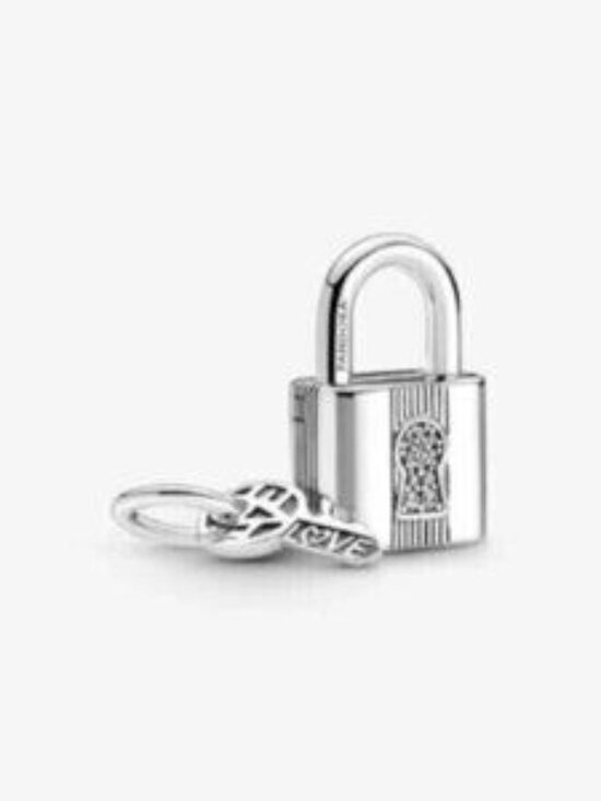 Pandora Jewelry - Pandora Padlock and Key Dangle Charm